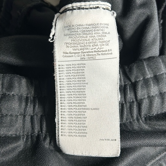 Nike Sportswear Fleece Joggers Straight Leg Long Legs Men’s Black US Size L - Picture 11 of 13